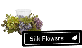 silk flowers button